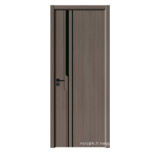 Good Quality Light Luxury Paint Doors Free Apartment MDF FEUILLE DE PECLE PORTE DE BOIS MODERNE GO-Q0014